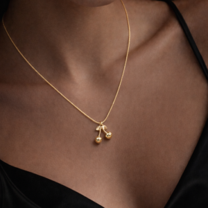 minimal-gold-cherry-pendant-necklace