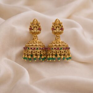 ANTIQUE LAKSHMI JHUMKA