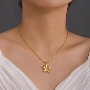 Orchid necklace