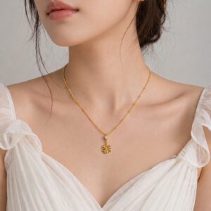 Dainty Daisy  Necklace