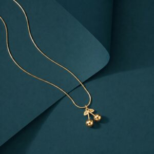CHERRY PANDENT NECKLACE
