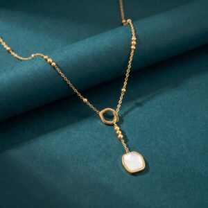 LOOP DROP NECKLACE