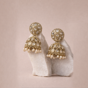 Semi  Precious Stone Jhumka