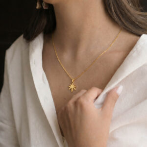 LEAF PENDANT NECKLECE