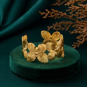 Orchid Bloom Cuff Bangle
