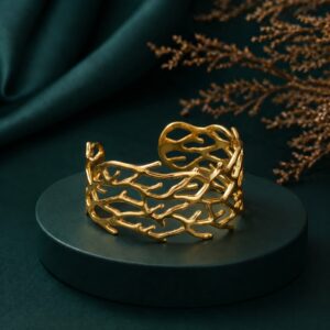 CORAL BRANCH CUFF-BANGLE