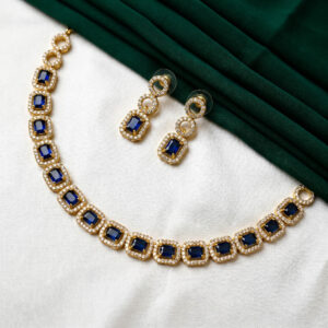 BLUE SAPHIRE AD NECKLACE