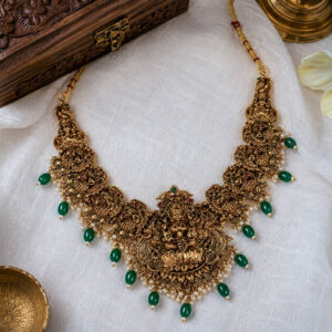 Lakshmi peacock necklace