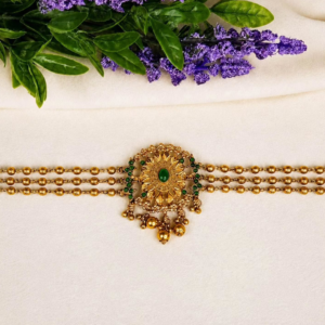 FLORAL EMERALD CHOCKER